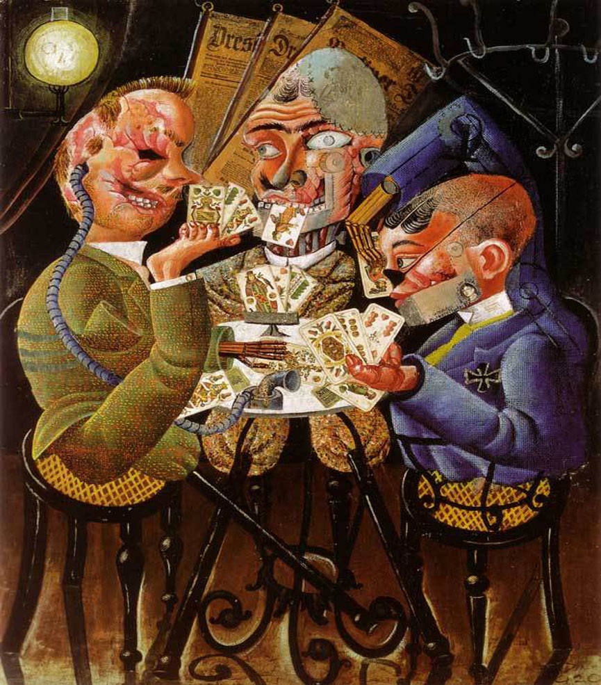 Les Joueurs de skat - Otto Dix (1920)